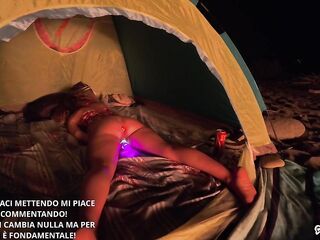 MY WIFE IS IN THE TENT COME FUCK HER? REAL STRANGER AWAKENS DOXY THREE-SOME PECULIAR 10K SUBSCRIBERS