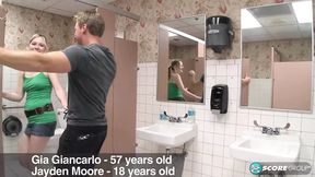 Blonde teacher Gia gets fucked hard by her students