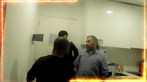 cortamos la luz para cojernos al portero y al electricista, nos sorprendio perla con su regalito completo