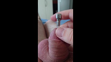 Nylonjunge und seine Harnröhre 1
