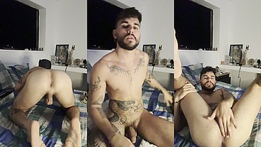 Puppy showing off his ass