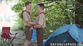 ”Jakeb Wilde comfortably gets screwed by his scout leader Colton McKeon”