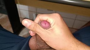 hot masturbating the office