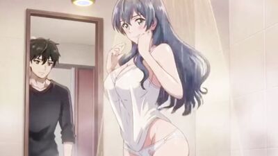 Stepbrother caught in the act as stepsister gets a hot shower & a hard fuck