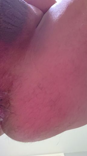 Ladydtf69's cuckold husband stretches his dirty asshole with anal dilator.