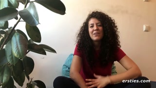 Ersties - Hot Italian Mary B Fingers Her Wet Pussy For the First Time On Camera