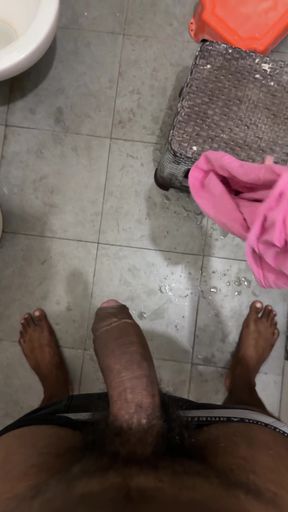 Shaking My Thick BBC in Stepsister Panties