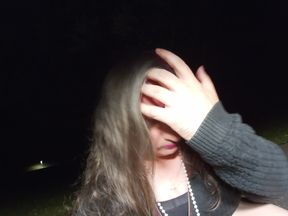 Night Time Mature CD outdoor Fun alone in the Park