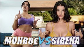 Venezuelan vixens rumble, Rose Monroe vs La Sirena 69, goating up the competition hot and steamy.