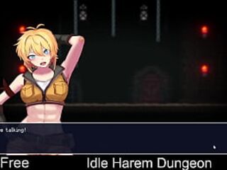 Slothful Harem Dungeon (free game itchio) Role Playing, Adult, Clicker, Eroge, harem, Manga, Lazy, Incremental, NSFW, Porn, Game