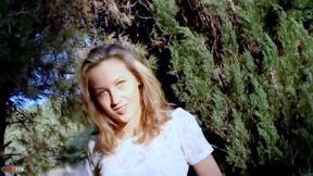 Lady-margaux Great Blonde Lady Margaux Removing Clothes in the Woods