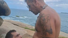 daddy argentino levando porra no cu na praia de florianopolis