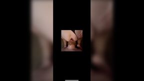 BBW Milf wife dominates and makes her husband suck her wet farts