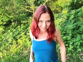 Golden rain in the forest.Drinking pee and pee on the titties