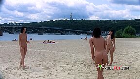 Bombastic Young Nudists Nude Volleyball