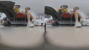 3DVR180 The shoe sole of VR360 JIAXIN HEIYU flattens the dwarf