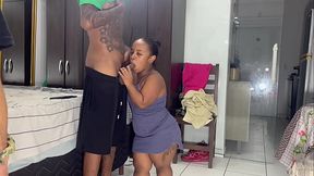 Part three: Anal slut Anazinha takes big cock in her tight ass and pussy