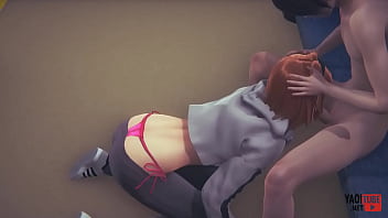 Yaoi Femboy Twink Blowjob in a train - Japanese Asian Manga Anime Hentai Gay Porn