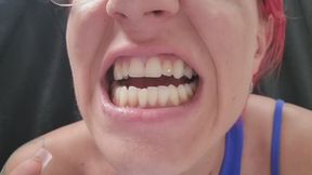 Nicotine Stained Teeth Goddess – Chain Smoking Close-Up Addiction POV