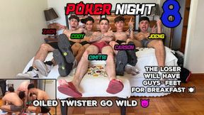 Poker 8 - Being on vacation is no excuse not to play with fire; someone will be eating man's feet for breakfast.