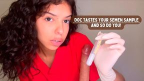 Hot Doctor Tastes Your Sample and So Do You! Feat Aria Nicole 1080p