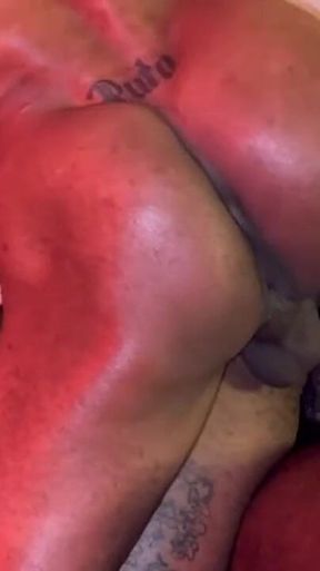 Two Men and a Trans Man Having Double Anal and Vaginal Sex.