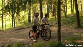 Bike ride turns hot