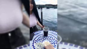 ”Lovely Afternoon Date In Prague With Brunette Babe Clea Gaultier”