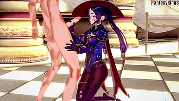 Mona owes money and pays with sex - RED POV - Genshin Impact - Full & Pov version on Sheer & PTRN: Fantasyking3