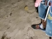 Watersports on Maslin Beach, Adelaide, Australia - I couldn't hold it in any longer!