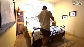 Figure of a gladiator fucks hot Horny Blonde