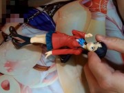 清楚お嬢様系制服JCフィギュアにぶっかけ顔射オナニーキモオタク男の喘ぎ声あり【ふたりはプリキュア雪城ほのか(キュアホワイト)】