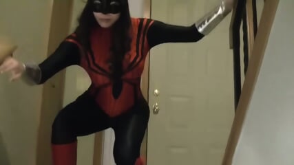 Caught Spiderwoman