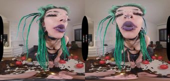 Raunchy punk sluts VR breathtaking porn clip