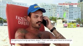 paguei pro vendedor da praia me comer