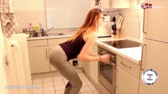 Morning sex with a horny blonde teen before breakfast