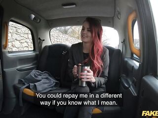 Fake Taxi Cindy Shine pays for cleaning bill with her cunt