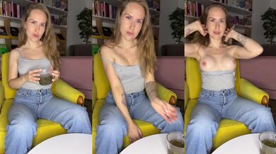Wife flashes her big tits at the cafe while everyone stares
