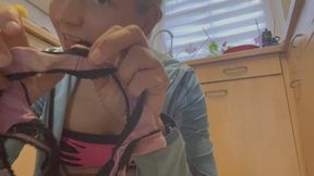 Showing My pervert and dirty Panties for you: Which Is Your Favorite?