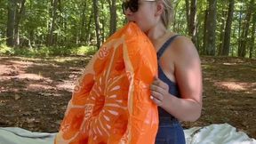 Inflating and Humping My Inflatable Orange