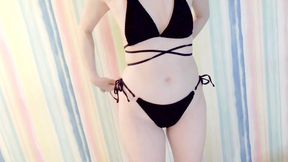 Mayu No59 Swimsuit Fitting, Anal Licking, White-eyed Orgasm, Semen Eating, Nipple Piercing, Squirting, Convulsive Orgasm