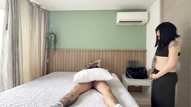 Step sis caught me panty sniffing then rode my big dick raw