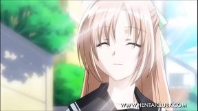 Cute Anime Girls Engage in Sexy Ecchi Fun with Horny Boys