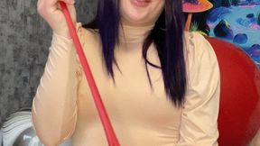 very hot poping bi red balloons