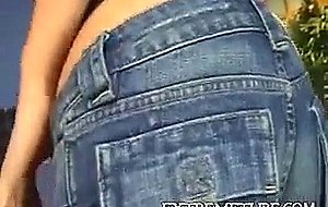 Sexy latina tranny gets her ass dicked