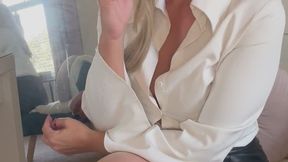 Goddess interviews for a human ashtray