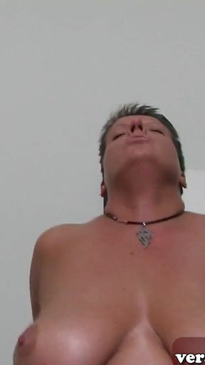 Stunning moment from &quot;German stepmom fucks with her 18 year old stepson&quot;