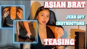 JOI With Asian Brat : Teasing