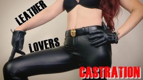 Leather Lover's Castration