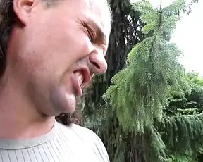 German MILF gets pounded and squirted by two young studs